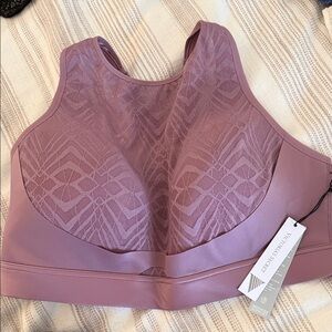 Victoria's Secret Mauve Patterned Sports Bra